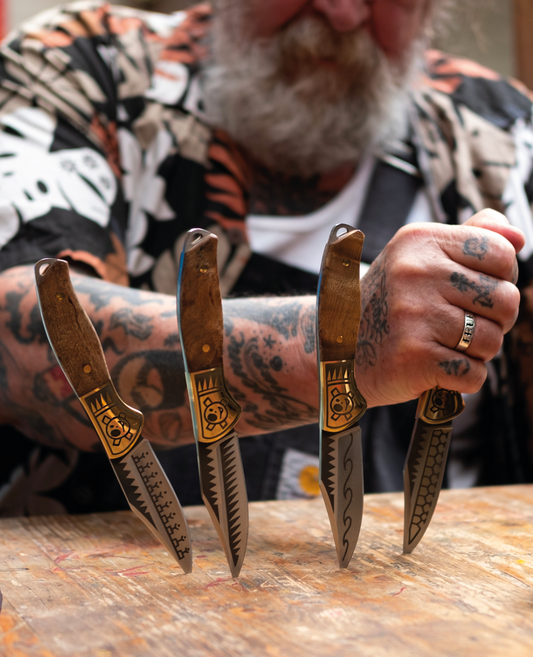 Coffret 4 Couteaux  à steak Gravés