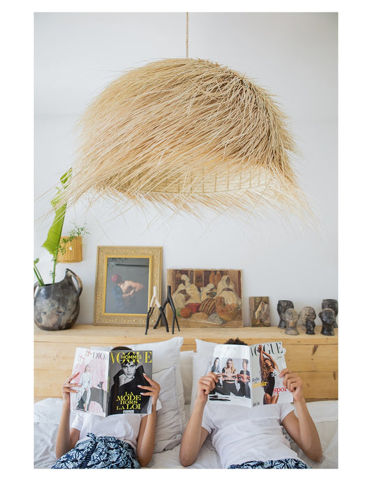 Suspension demi boule Palm