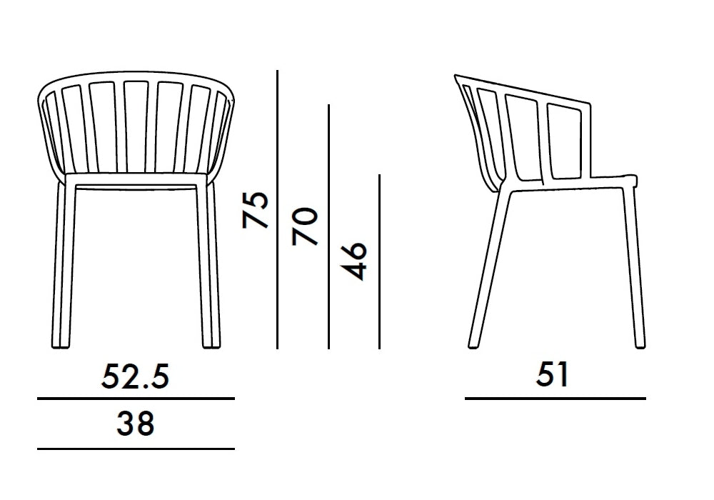 Chaise Venise by KARTELL